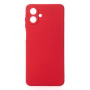 Силиконовый чехол SOFT Silicone Case для Samsung A07 (без лого) красный