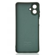 Силиконовый чехол SOFT Silicone Case для Samsung A07 (без лого) темно-зеленый