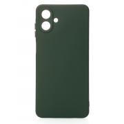 Силиконовый чехол SOFT Silicone Case для Samsung A07 (без лого) темно-зеленый