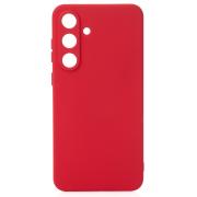 Силиконовый чехол SOFT Silicone Case для Samsung S25 FE (без лого) красный