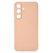 Силиконовый чехол SOFT Silicone Case для Samsung S25 FE (без лого) пудра