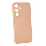 Силиконовый чехол SOFT Silicone Case для Samsung S25 FE (без лого) пудра