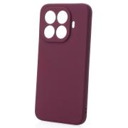 Силиконовый чехол SOFT Silicone Case для Xiaomi 15T (без лого) бордовый