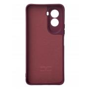 Силиконовый чехол SOFT Silicone Case для Xiaomi Poco M7 Plus 4G (без лого) бордовый