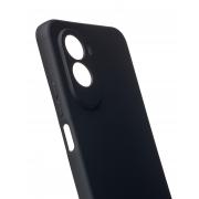 Силиконовый чехол SOFT Silicone Case для Xiaomi Poco M7 Plus 4G (без лого) черный