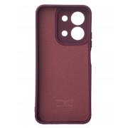 Силиконовый чехол SOFT Silicone Case для Xiaomi Redmi 15C (171 mm) (без лого) бордовый