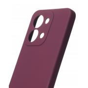 Силиконовый чехол SOFT Silicone Case для Xiaomi Redmi 15C (171 mm) (без лого) бордовый