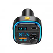 FM модулятор XO (BCC08) Bluetooth+2USB/PD/3.1A черный