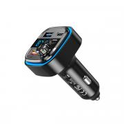 FM модулятор XO (BCC08) Bluetooth+2USB/PD/3.1A черный