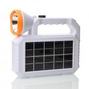 Фонарик многофункциональный XO YH05 Solar Panel белый