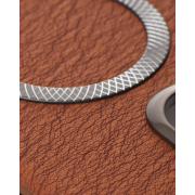 Чехол LUXURY Leather Case с поддержкой MagSafe для iPhone 15 brown