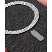 Чехол LUXURY Leather Case с поддержкой MagSafe для iPhone 16 black