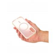 Силиконовый чехол MATTE с поддержкой MagSafe для iPhone 17 antique white