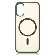 Силиконовый чехол MATTE с поддержкой MagSafe для iPhone 17 sage green