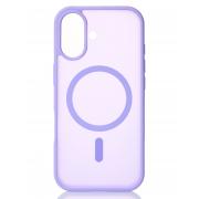 Силиконовый чехол MATTE с поддержкой MagSafe для iPhone 17 lavander