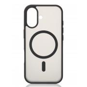 Силиконовый чехол MATTE с поддержкой MagSafe для iPhone 17 classic black