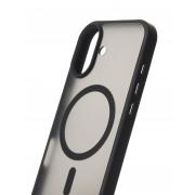 Силиконовый чехол MATTE с поддержкой MagSafe для iPhone 17 classic black