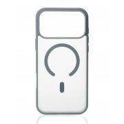 Силиконовый чехол MATTE с поддержкой MagSafe для iPhone 17 Pro titanium black