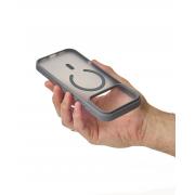 Силиконовый чехол MATTE с поддержкой MagSafe для iPhone 17 Pro titanium black