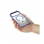 Силиконовый чехол MATTE с поддержкой MagSafe для iPhone 17 Pro lavander gray