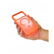 Силиконовый чехол MATTE с поддержкой MagSafe для iPhone 17 Pro orange