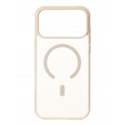 Силиконовый чехол MATTE с поддержкой MagSafe для iPhone 17 Pro Max antique white