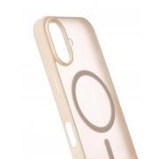 Силиконовый чехол MATTE с поддержкой MagSafe для iPhone 17 antique white