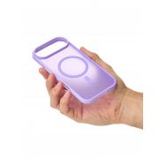 Силиконовый чехол MATTE с поддержкой MagSafe для iPhone 17 AIR lavander