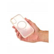 Силиконовый чехол MATTE с поддержкой MagSafe для iPhone 17 antique white