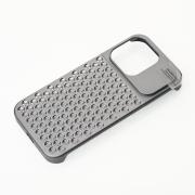 Металлический чехол AROMA ALUMINIUM для iPhone 14 Pro Max серый