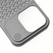 Металлический чехол AROMA ALUMINIUM для iPhone 15 Pro серый