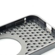 Металлический чехол MagSafe AROMA PERFORATED METAL для iPhone 14 Pro серый