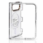 Пластиковый чехол FOLD CLEAR COLORS с поддержкой MagSafe для iPhone DUO brown