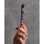 Пластиковый чехол FRAME CORNER для iPhone 13 Pro синий