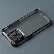 Пластиковый чехол FRAME CORNER для iPhone 14 Pro черный