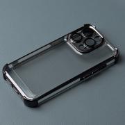 Пластиковый чехол FRAME CORNER для iPhone 15 Pro черный