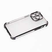Пластиковый чехол FRAME CORNER для iPhone 15 Pro черный