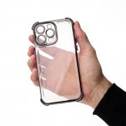 Пластиковый чехол FRAME CORNER для iPhone 15 Pro черный