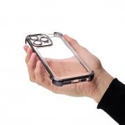 Пластиковый чехол FRAME CORNER для iPhone 15 Pro черный