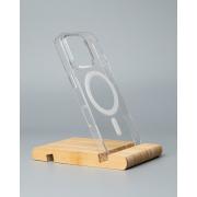 Пластиковый чехол Lux Clear с поддержкой MagSafe для iPhone 16 Pro Прозрачный