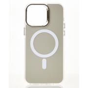 Полиуритановый чехол MagSafe "IMD Colors" для iPhone 11 Pro серебряный
