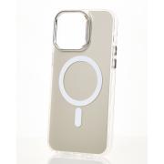 Полиуритановый чехол MagSafe "IMD Colors" для iPhone 11 Pro серебряный