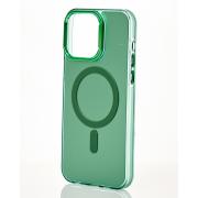 Полиуритановый чехол MagSafe "IMD Colors" для iPhone 11 Pro зеленый