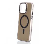 Полиуритановый чехол MagSafe "IMD Colors" для iPhone 15 Pro Max черный
