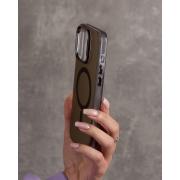 Полиуритановый чехол IMD Colors с поддержкой MagSafe для iPhone 11 Pro Max черный