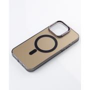 Полиуритановый чехол IMD Colors с поддержкой MagSafe для iPhone 14 Pro Max черный