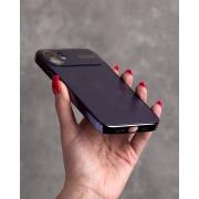 Пластиковый чехол MagSafe MATTE PROTECTION для iPhone 12 Pro Max темно-фиолетовый