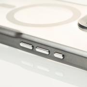 Пластиковый чехол MagSafe NEWZONE для iPhone 14 Pro Max серый