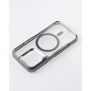 Пластиковый чехол MagSafe NEWZONE для iPhone 14 Pro Max серый