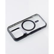 Пластиковый чехол MagSafe NEWZONE для iPhone 14 Pro Max черный